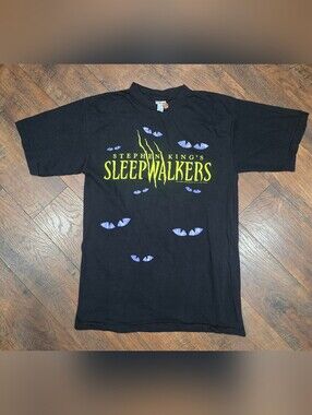 Vintage Stephen King Sleepwalkers Promo Shirt Large Glow In The Dark Horror Tee